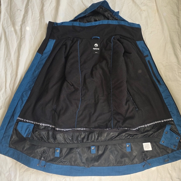 Mix And Match 5/25$ Women's Ripzone Blue Ski Jacket - Picture 3 of 17